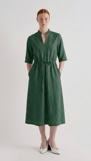 Платье хлопок с кулиской