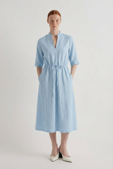 Платье хлопок с кулиской