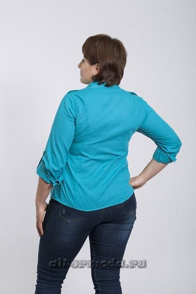 Рубашка М(голубой)PA