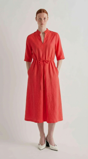 Платье хлопок с кулиской